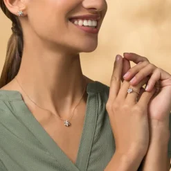 Diamant Ring Ros&eacute;gold 585 "Soft Peach"