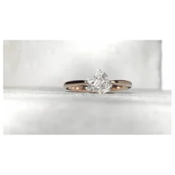 Diamant Ring Ros&eacute;gold 585 