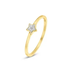 Diamant Ring "Stern" Gold 585