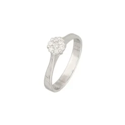 Diamant Ring Wei&szlig;gold 750