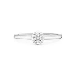 Diamant Ring Wei&szlig;gold 585
