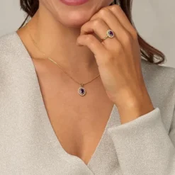 Diamant Rubin Ring Gold 585