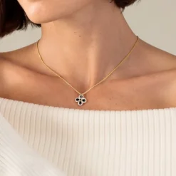 Diamant Saphir Anh&auml;nger Gold 585
