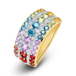Diamant Saphir Ring Gold 585