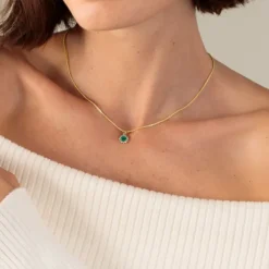 Diamant Smaragd Anh&auml;nger Gold 585