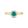 Diamant Smaragd Ring Gold 585