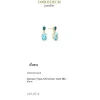 Diamant Topas Ohrstecker Gold 585