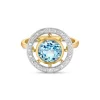 Diamant Topas Ring Gold 585