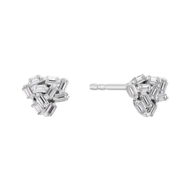 Diamanten Ohrstecker Weißgold 585