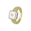 Diamantsolit&auml;r Ring Gold/Wei&szlig;gold 585 - Gr. 55 - Privatbesitz