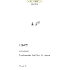 Drop Ohrstecker "Rain" Silber 925