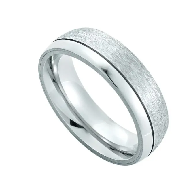 Edelstahl Partnerring