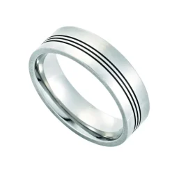 Edelstahl Partnerring
