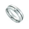 Edelstahl Partnerring Brillant 0,02 ct.