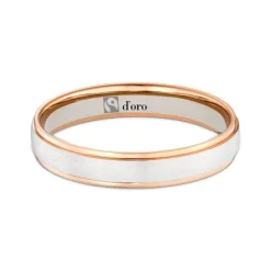 Ehering Fairtrade Gold 585 bicolor