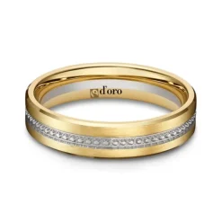 Ehering Fairtrade Gold 585 bicolor