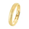 Ehering Fairtrade Gold 585 eismattiert