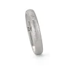 Ehering Fairtrade Gold 585 mit Brillanten eismattiert
