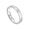 Ehering Fairtrade Wei&szlig;gold 585 gefr&auml;st