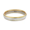 Ehering Gelbgold/Wei&szlig;gold/Gelbgold 585