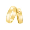 Ehering Gold 585 mit Brillant