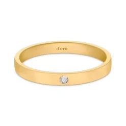 Ehering Gold 585 mit Brillant