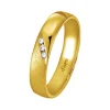 Ehering Gold 585 mit Brillanten