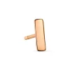 Einzelohrstecker "Letter I" Ros&eacute;gold 585
