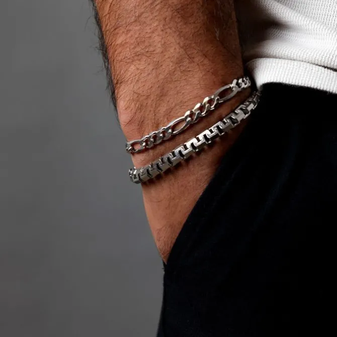 Figaro Armkette Silber 925 6,0mm
