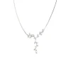 Florales Collier Wei&szlig;gold 750 - Privatbesitz