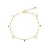 Fu&szlig;kettchen "Herz" Gold 585 Zirkonia