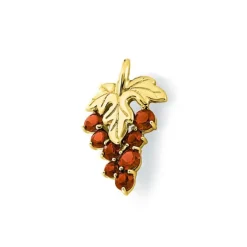 Granat Anhänger "Merlot" Gold 585
