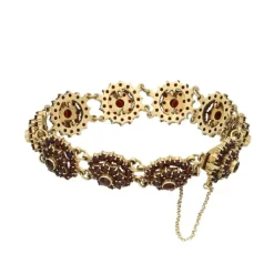 Granat Armband Gold 585 - Privatbesitz