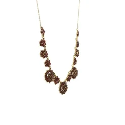 Granat Collier Gold 585 - Privatbesitz