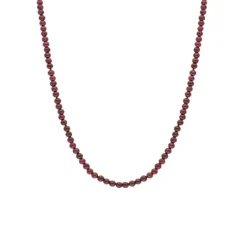 Granat Collier Silber 925