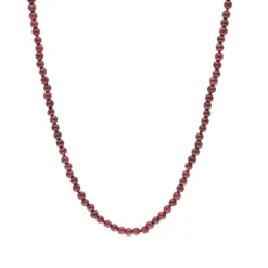 Granat Collier Silber 925