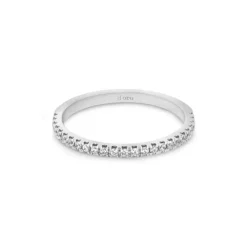 Halbmemory Ring Wei&szlig;gold 585 Brillanten 0,187ct.