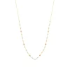 Halskette mit Kugeln Gold 585 Wei&szlig;gold/Gold/Ros&eacute;gold