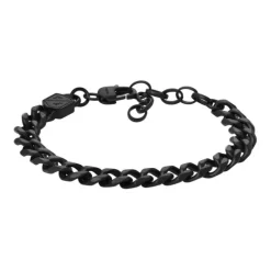 Herren Armkette "Bold Chains" Stahl schwarz