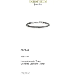 Herren Armkette "Eden Elements" Edelstahl