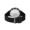 Herren Chronograph "ADMIRAL" Quarz Silikon schwarz