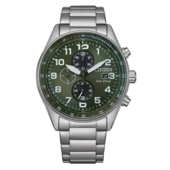 Herren Chronograph "CHRONO" Eco Drive Stahl