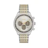 Herren Chronograph "GREGOR" Quarz Stahl bicolor