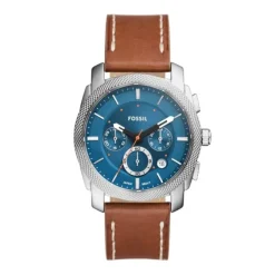 Herren Chronograph "MACHINE" Quarz Leder braun