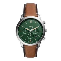 Herren Chronograph "NEUTRA" Quarz Leder braun