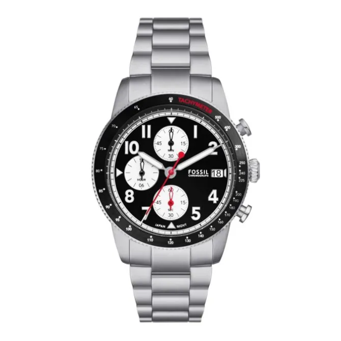 Herren Chronograph "SPORT TOURER" Quarz Stahl