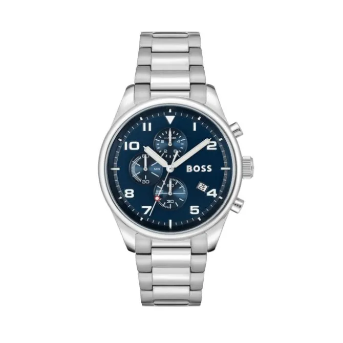 Herren Chronograph "VIEW" Quarz Stahl