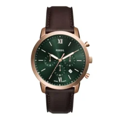 Herren Chronpgraph "NEUTRA" Quarz Leder braun