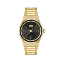 Herren Uhr "CANDOR" Quarz Stahl gold