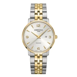 Herren Uhr "DS CAIMANO GENT" Quarz Stahl bicolor